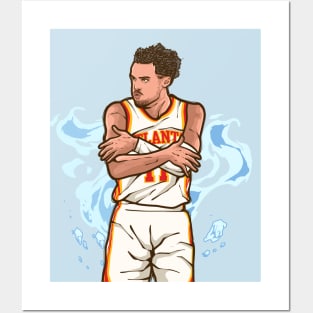 Trae Young Cold Celebration Posters and Art